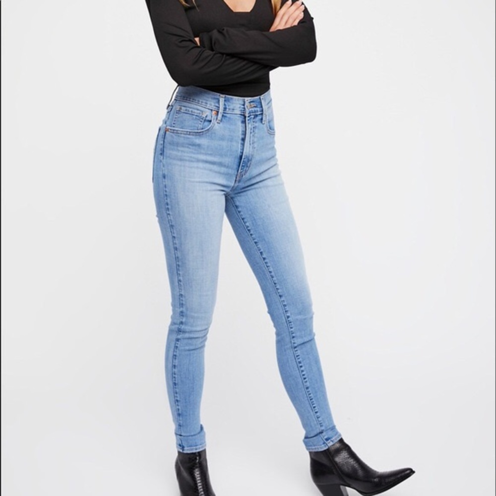 Levi’s mile high super skinny 27